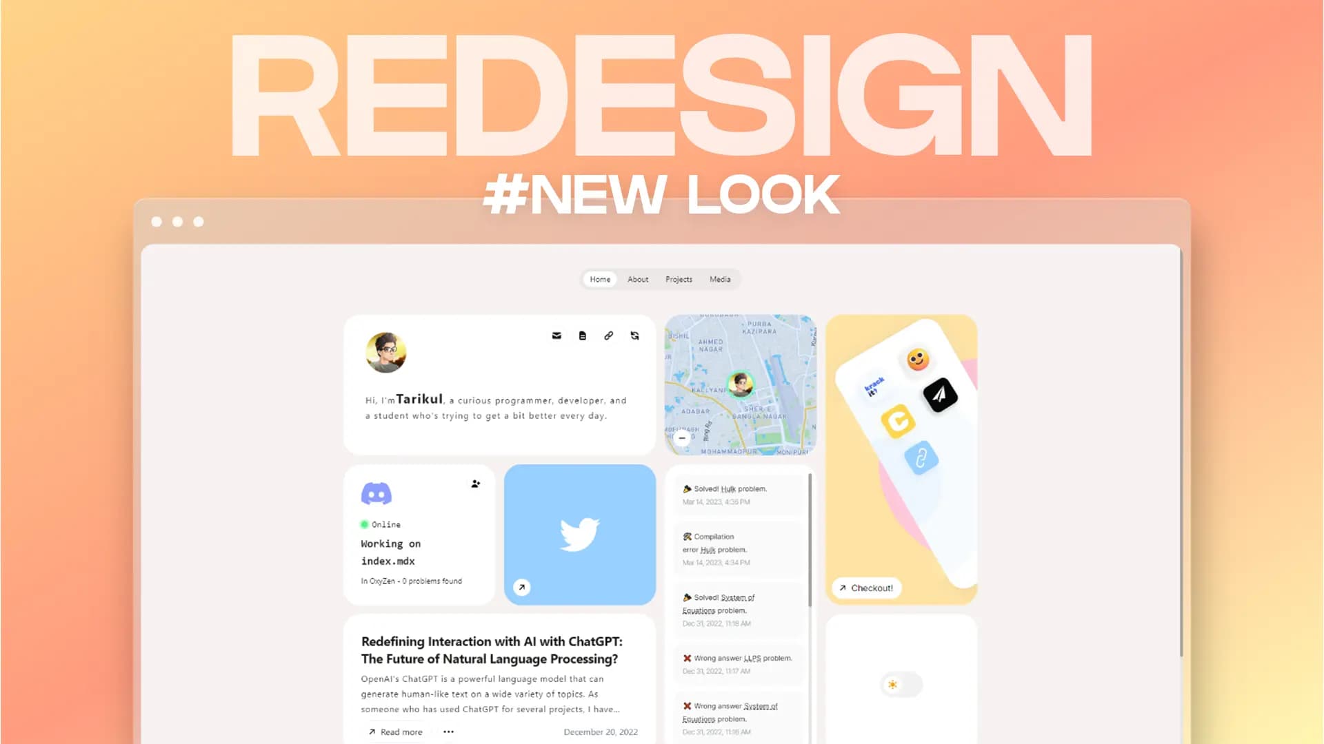 Redesigned my portfolio: Let's talk about some of the key features of the new design.